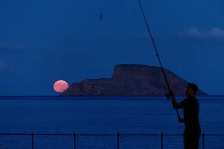 Голубая суперлуна 2024: редкое астрономическое событие и лучшие фото со всего мира