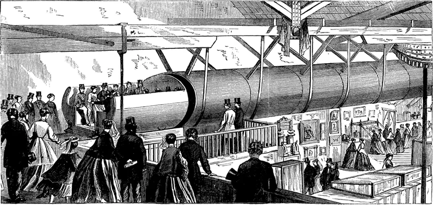 Пневматическое метро 1869 года: забытый прототип Hyperloop под Нью-Йорком