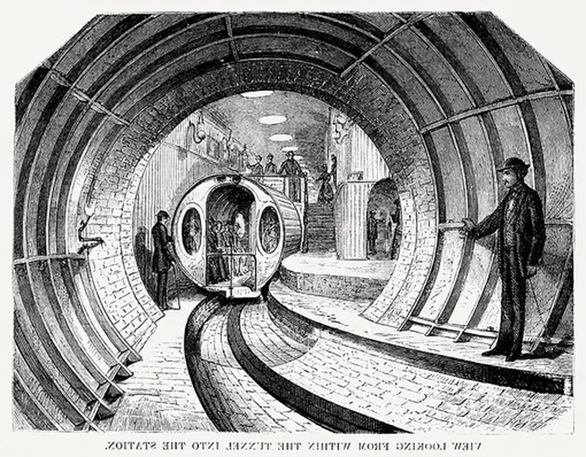 Пневматическое метро 1869 года: забытый прототип Hyperloop под Нью-Йорком
