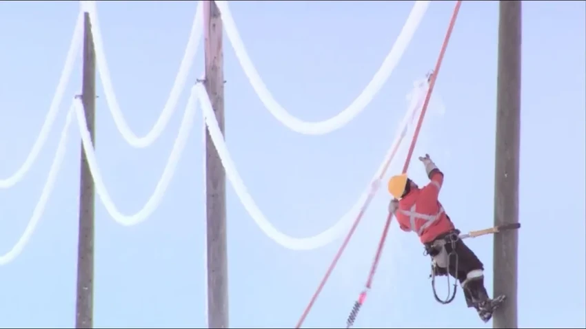 Как в СССР предлагали бороться с обледенением линий электропередач