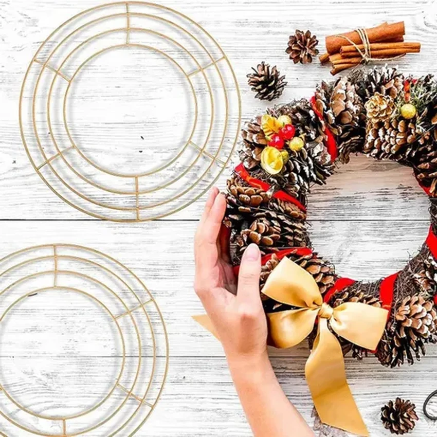 Новогодний венок вместо ёлки: пошаговая инструкция для создания своими руками