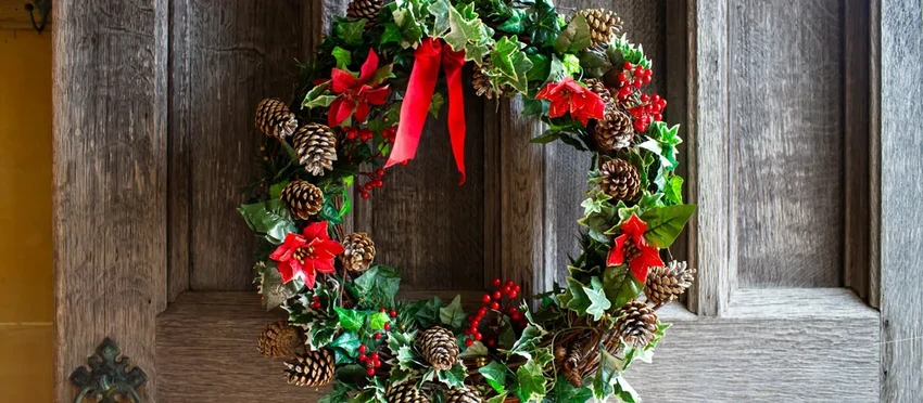 Новогодний венок вместо ёлки: пошаговая инструкция для создания своими руками