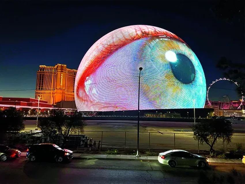 MSG Sphere в Лас-Вегасе: самый большой сферический экран в мире