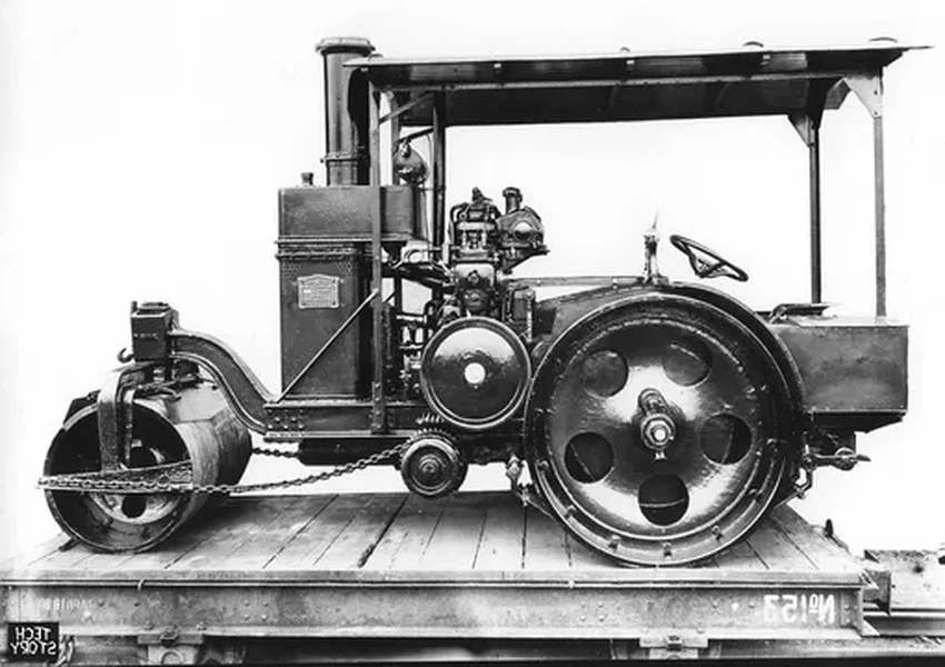 Советские дорожные катки начала века: как выглядела красивая спецтехника