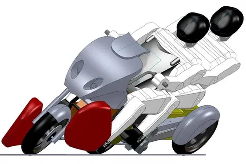 Трицикл будущего: аэродинамические «ушки» и нагрудная подушка безопасности