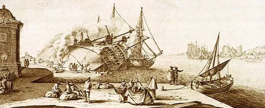 Как моряки 18 века чинили пробоины в бортах пиратских кораблей