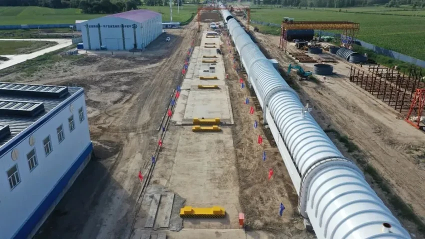 Китайский поезд в вакуумной трубе: испытания маглева на скорости 1000 км/ч