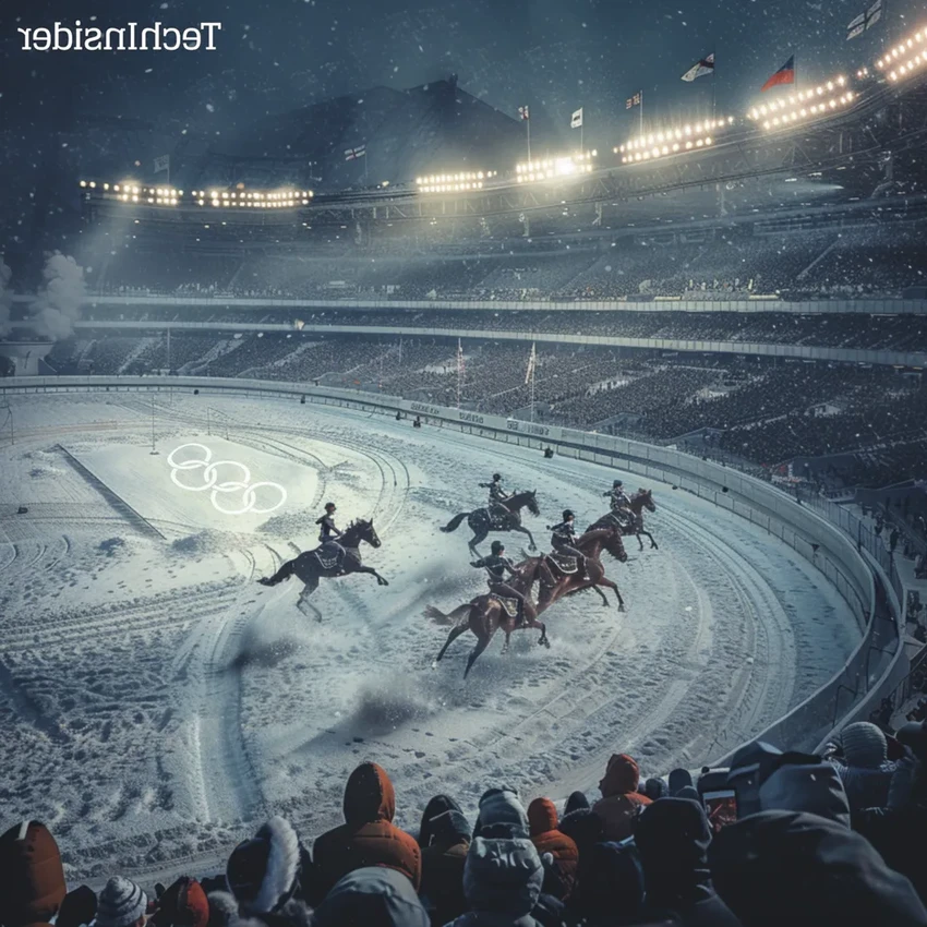 Как бы выглядели летние олимпийские виды спорта на Северном полюсе