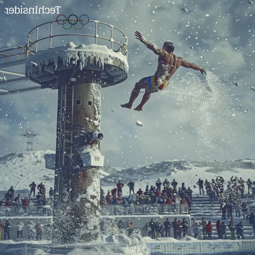 Как бы выглядели летние олимпийские виды спорта на Северном полюсе