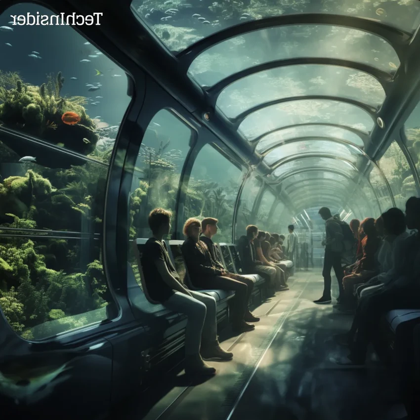 Общественный транспорт будущего: летающие такси и подводные метро в 2049 году
