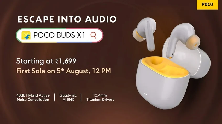 POCO Buds X1: наушники с шумоподавлением за 20 долларов представлены официально