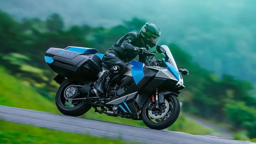Kawasaki представила водородный мотоцикл: будущее ДВС начинается сейчас