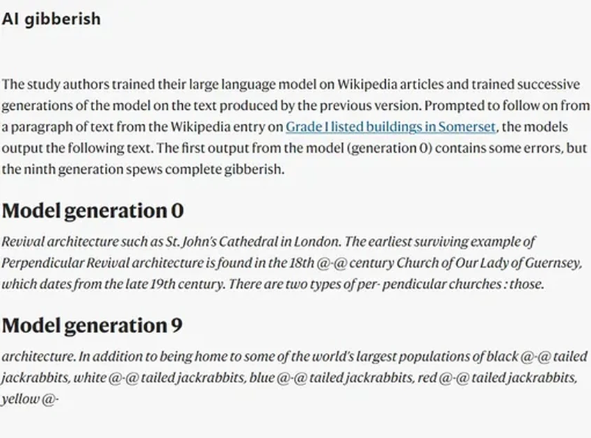 Почему ИИ деградирует, если обучать его на собственных данных?