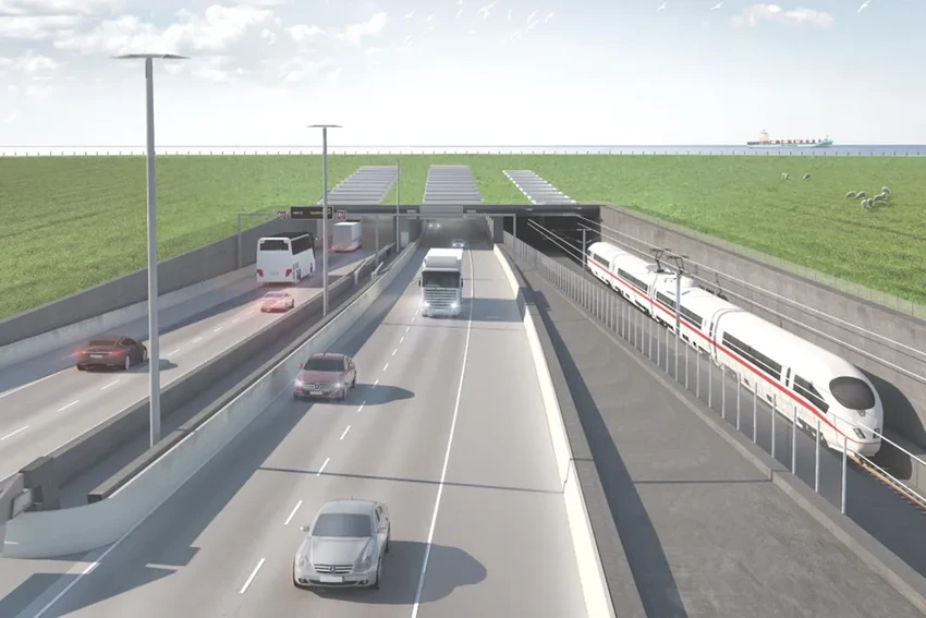 Как собирают рекордный тоннель между Данией и Германией на дне Балтики