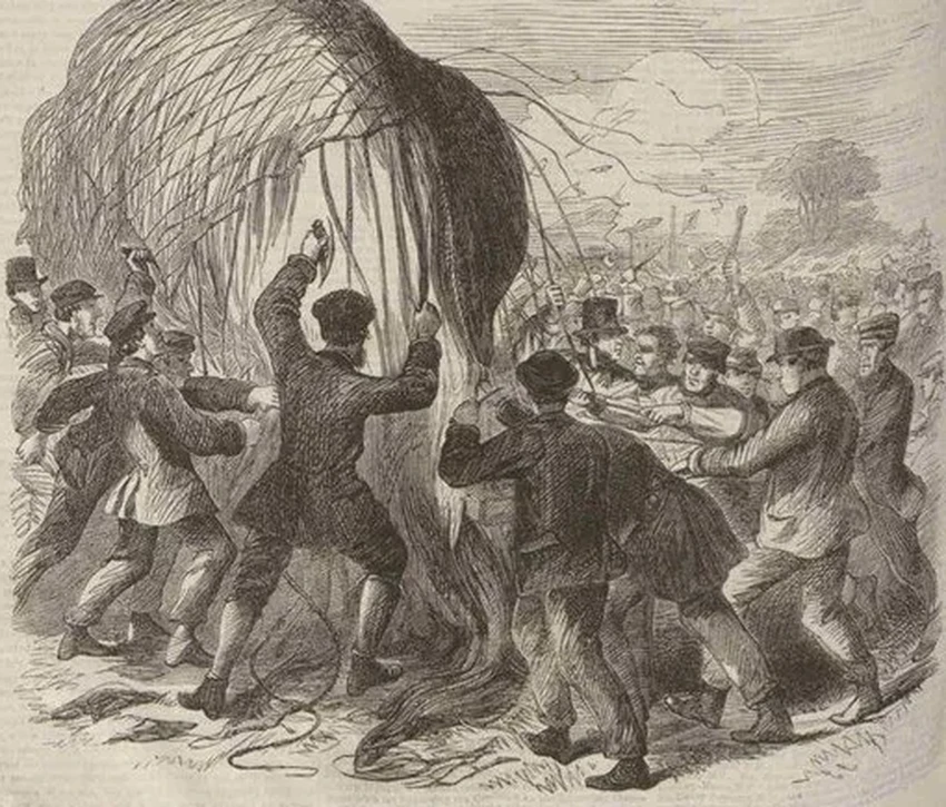 Почему толпа в 1864 году разгромила самый большой в мире воздушный шар