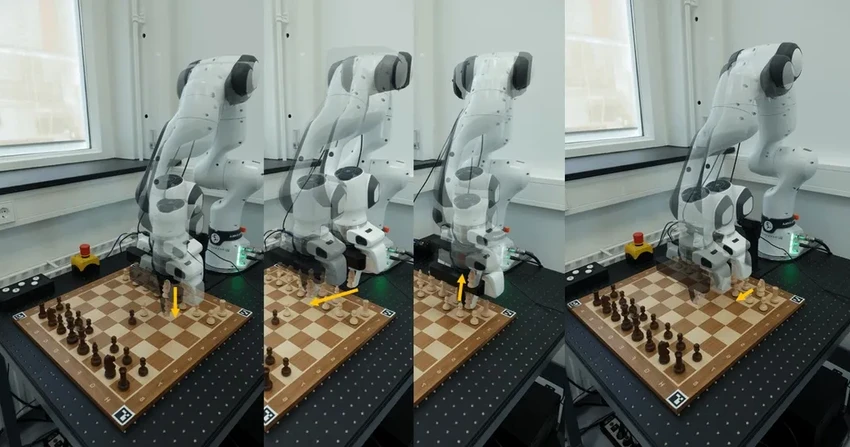 OpenChessRobot: робот для игры в шахматы с живым общением и жестами