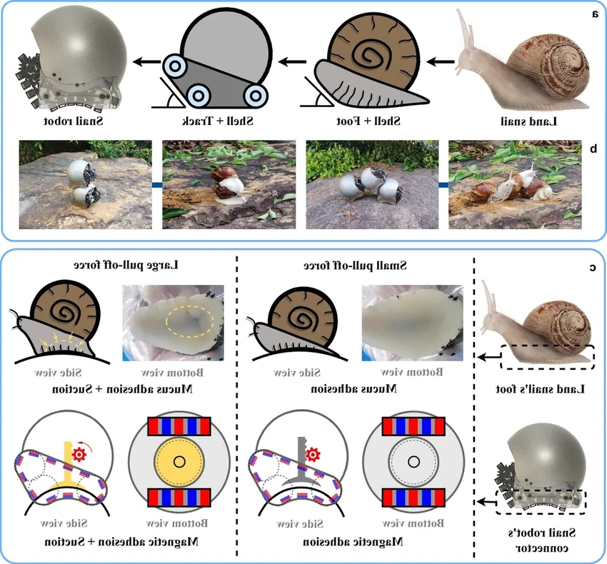Роботы-улитки на гусеницах строят лестницы и мосты из своих тел