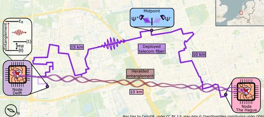 Квантовый интернет покидает лабораторию: первые передачи по городским сетям