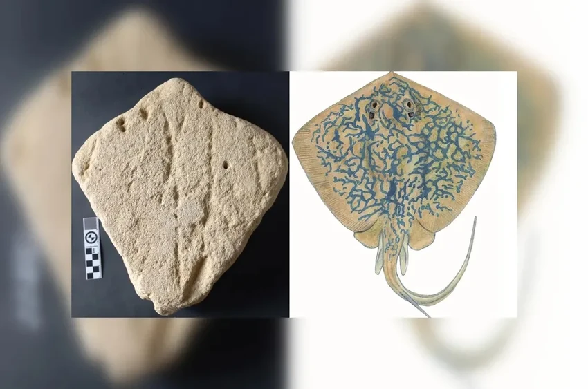 Каменный скат возрастом 130 000 лет может быть древнейшим изображением животного