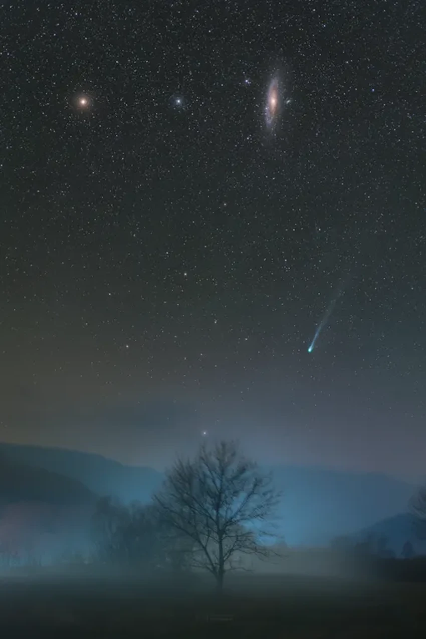 Редкая комета Понса-Брукса: как и когда увидеть её в марте невооружённым глазом