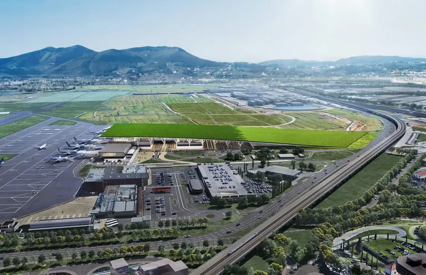 Во Флоренции построят аэропорт с виноградником на крыше для собственного вина