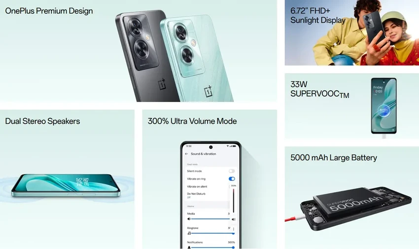 OnePlus Nord N30 SE 5G: бюджетный смартфон с 5G, большой батареей и 50 Мп камерой