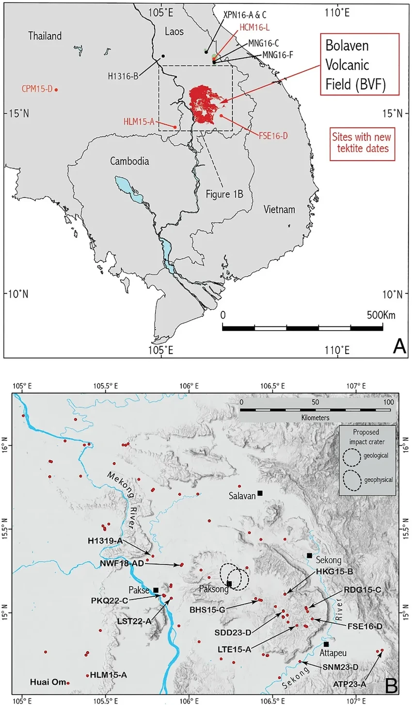 Ученые нашли кратер от последнего гигантского метеорита, упавшего 800 тысяч лет назад