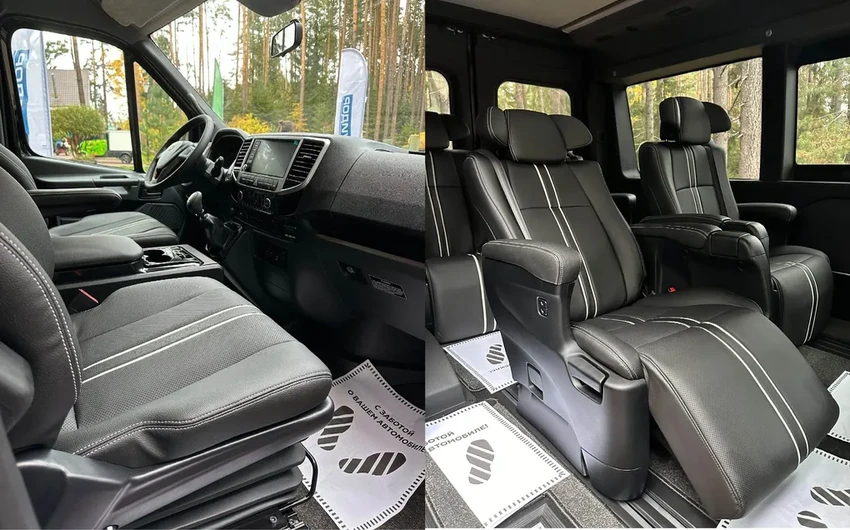 Роскошные бизнес-шаттлы на базе ГАЗели и Соболя: что скрывается за кожей и шторками