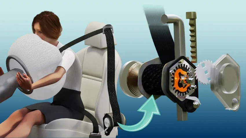 Как работает блокировка ремня безопасности? Простое и наглядное объяснение