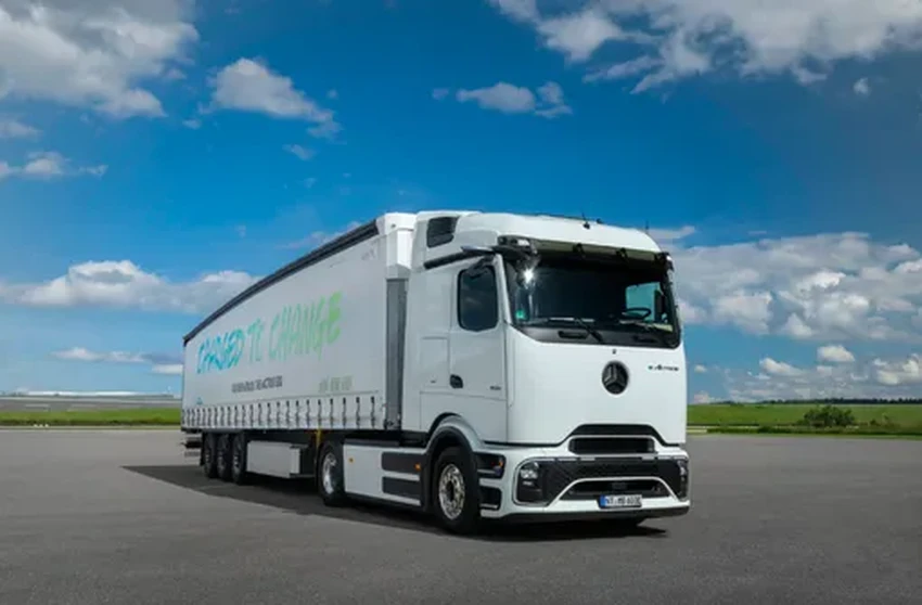 Mercedes-Benz представил eActros 600 — электрический тягач для дальних маршрутов