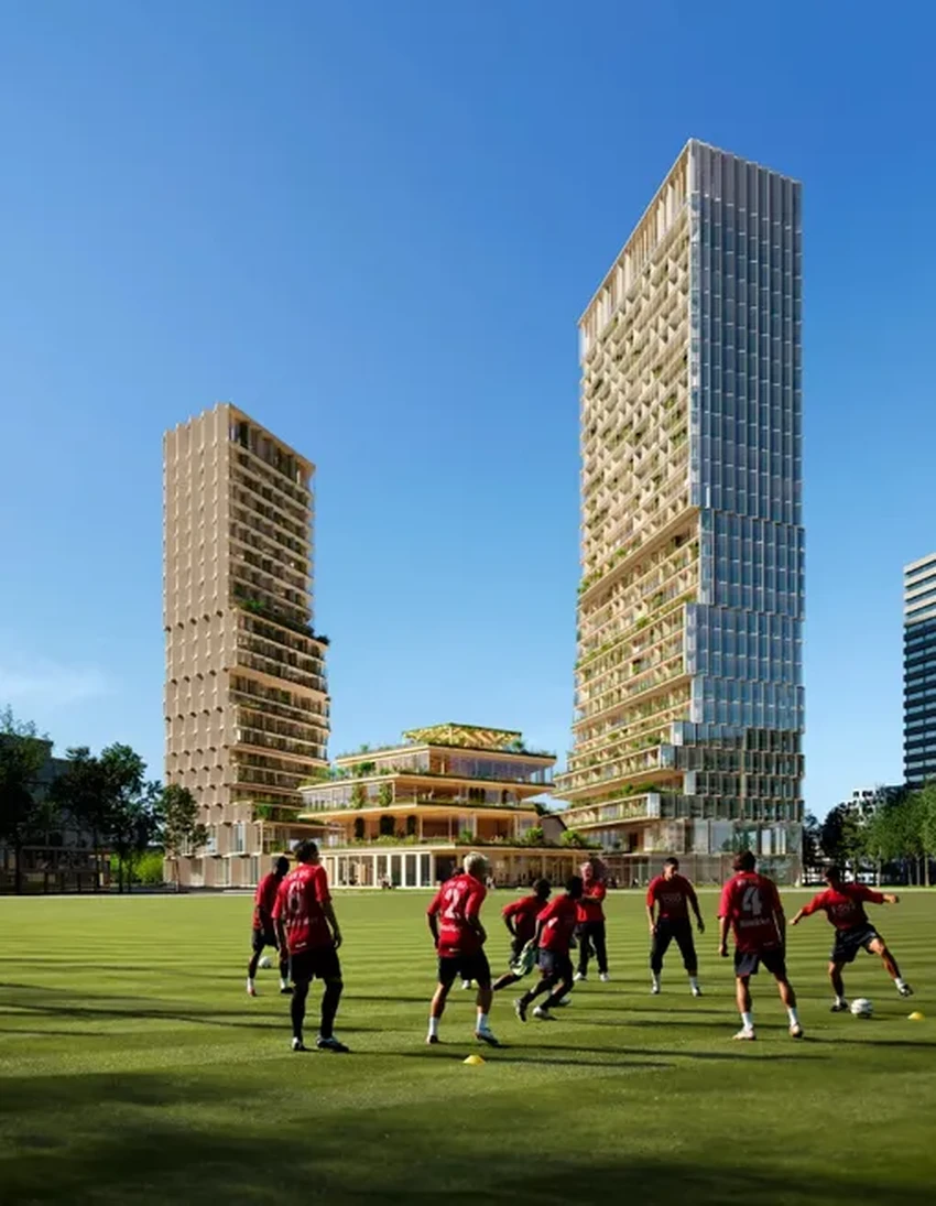 Зеленые башни Дюссельдорфа: новый экосердце города