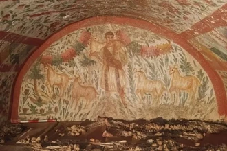 Обнаружен редкий образ юного Иисуса: древняя фреска из турецкой гробницы