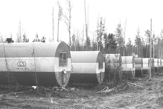 Дома-бочки СССР: зачем на Севере строили цилиндрические жилища