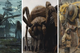 Гигантские насекомые: как выглядели бы пауки и пчелы размером с дом