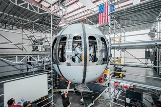 Space Perspective: испытания капсулы для туристов на границе космоса