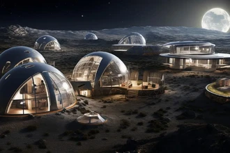 NASA создаст лунный отель для туристов к 2040 году
