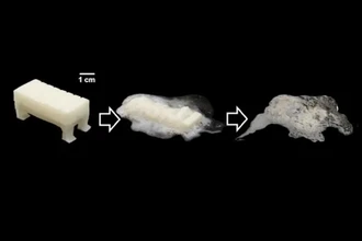 Мягкий робот-шпион самоуничтожается, превращаясь в лужу